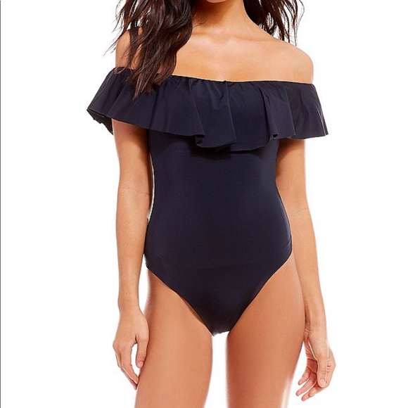 Trina Turk Other - Trina Turk black off the shoulder swim suit